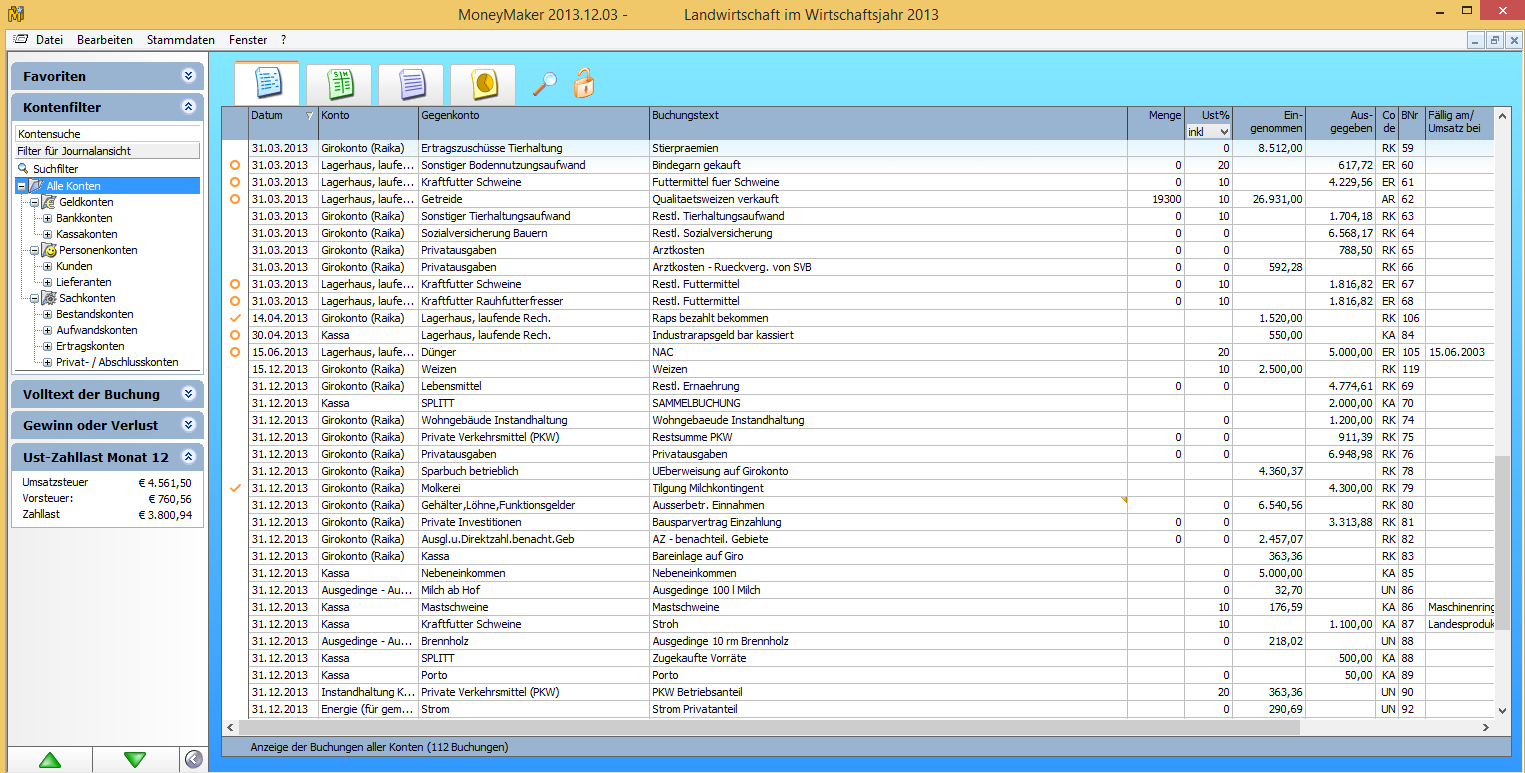 MoneyMaker Buchhaltung
